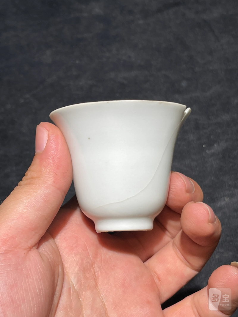 清晚期 浅绛彩花鸟纹温酒器 - 图14